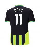 Manchester City Jeremy Doku #11 Bortedrakt 2024-25 Korte ermer